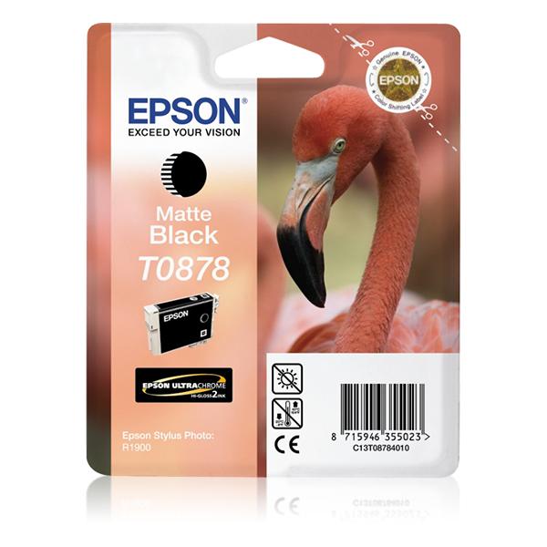 Epson Flamingo Cartuccia Nero matte (Epson T0878 - mat sort - original - bl)EpsonC13T08784010