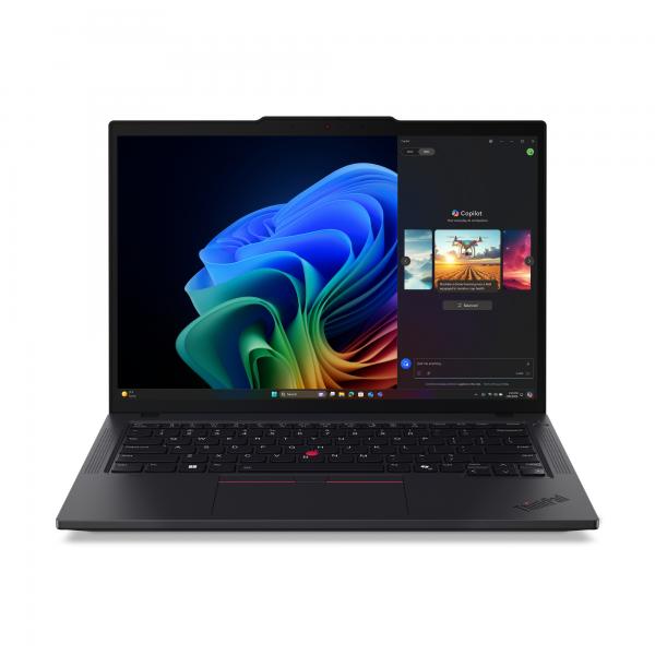 Lenovo ThinkPad T14 Gen 6 [AMD] Copilot+ PC AMD Ryzen AI 5 340 Computer portatile 35,6 cm [14] WUXGA 16 GB DDR5-SDRAM 512 GB SSD Wi-Fi 7 [802.11be] Windows 11 Pro Nero Tedesco (TP T14 G6 AI R5P 340 16GB - 512GB SSD 14.0 WUXGA W11P) - Versione Tedesca...