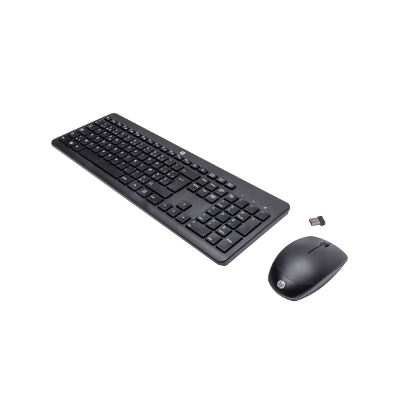 HP Combo tastiera e mouse wireless 230 (Wireless Keyboard Mouse BEL - Warranty: 3M)Hp18H24AA#AC0