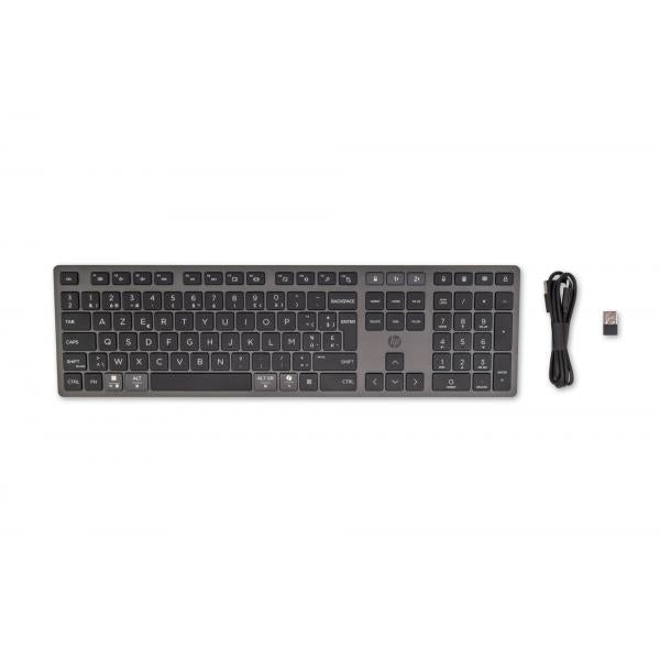 HP Tastiera wireless ricaricabile multidispositivo 720 (KBD 720Multi-DeviceRchrgblWL - BEL - Warranty: 12M)Hp9T5B1AA#AC0