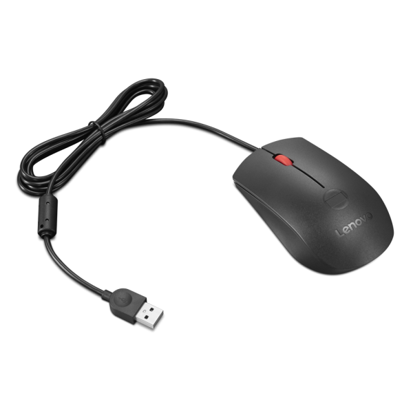 Lenovo 4Y51S24029 mouse Ufficio Ambidestro USB tipo A Ottico 2000 DPI (LENOVO USB MOUSE GEN3 - FINGERPRINT BIOMETRIC)Lenovo4Y51S24029