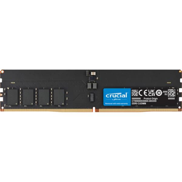 Crucial CT32G64C52CU5 memoria 32 GB 1 x 32 GB DDR5 6400 MT/s 288-pin DIMM (Memory Module 32 Gb 1 X 32 Gb - Ddr5 6400 Mt/S - Warranty: 12M)CrucialCT32G64C52CU5