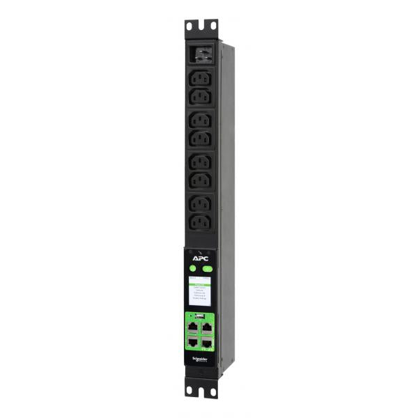 APC EPDU2016M unità di distribuzione dell'energia [PDU] 8 presa[e] AC 1U Nero (EASY PDU METERED 1U 16A 230V C13)Apc0731304761198EPDU2016M