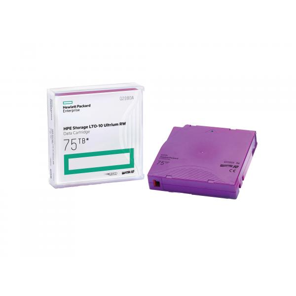 HPE Storage LTO-10 Ultrium 75TB RW Data Cartridge (HPE LTO-10 ULTRIUM 75TB RW - DATA CARTRIDGE)HpeQ2080A
