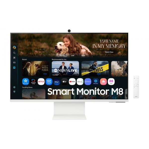 Samsung M8 S32FM801UU Monitor PC 81,3 cm [32] 3840 x 2160 Pixel 4K Ultra HD LCD Bianco (SAMSUNG 32 M80F SMART MONITOR)Samsung8806097118770LS32FM801UUXXU
