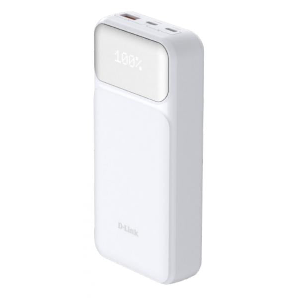 D-Link DPP-201 batteria portatile 20000 mAh Bianco (D-Link DPP-201 - Power bank - 20000 mAh - 65 watt - PD 3.0, QC 3.0, PD 2.0, QC 2.0 - 3 output connectors [USB Type A, 2 x USB-C])D-linkDPP-201