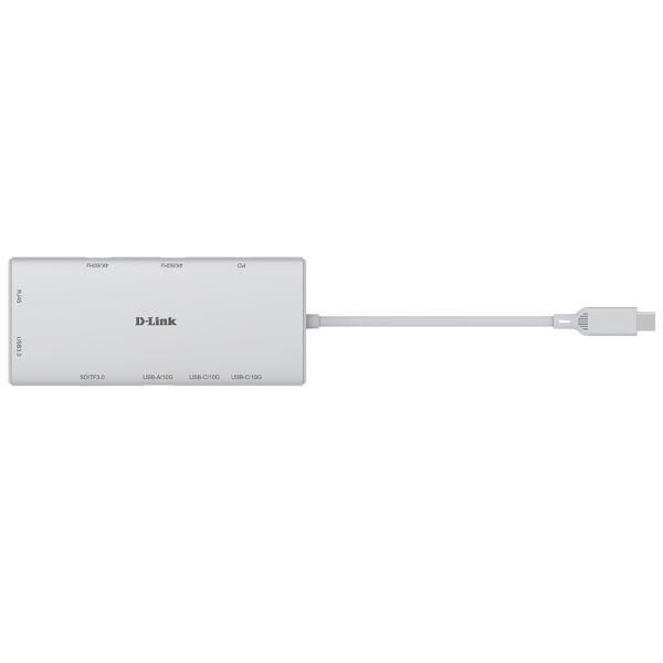 D-Link DUP-A01 hub di interfaccia USB 3.2 Gen 1 [3.1 Gen 1] Type-C 10000 Mbit/s Bianco (10-IN-1 USB-C HUB WITH DUAL 4K - HDMI PORTS)D-linkDUP-A01