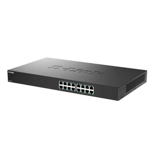D-Link DMS-1016/B switch di rete Non gestito 2.5G Ethernet [100/1000/2500] Nero (16-PORT 2.5G MULTI-GIGABIT - UNMANAGED SWITCH)D-link0790069477997DMS-1016/B