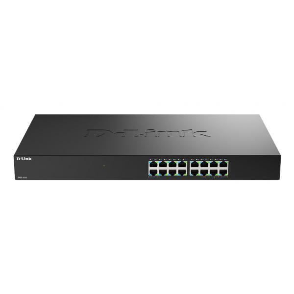 D-Link DMS-1016/B switch di rete Non gestito 2.5G Ethernet [100/1000/2500] Nero (16-PORT 2.5G MULTI-GIGABIT - UNMANAGED SWITCH)D-link0790069477997DMS-1016/B