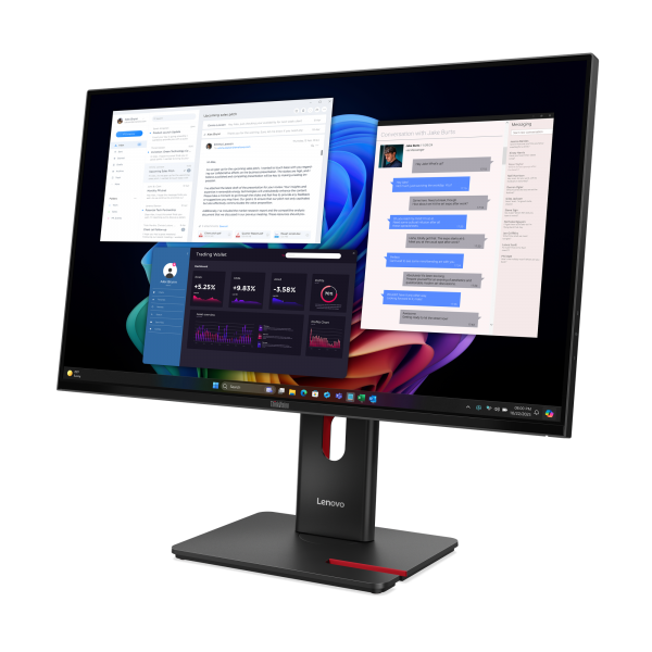 Lenovo ThinkVision T27UD-40 Monitor (Lenovo ThinkVision T27UD-40 - LED monitor - 27 - 3840 x 2160 4K @ 60 Hz - IPS - 350 cd/m - 1500:1 - HDR10 - 4 ms - HDMI, DisplayPort, USB-C - eclipse black)Lenovo019815672566064AFGAT2UK