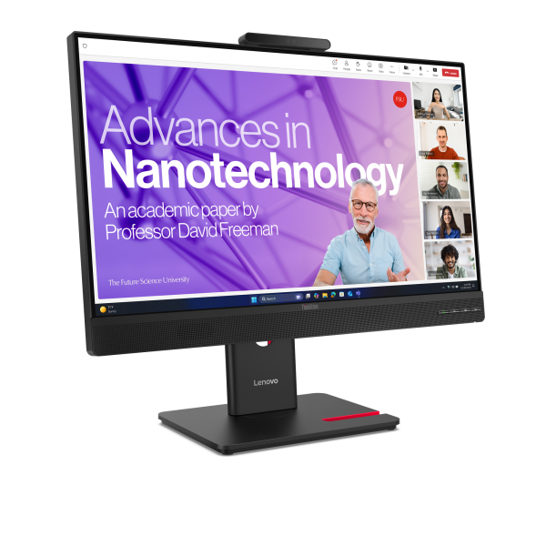 Lenovo ThinkVision T27QD-4v Monitor (Lenovo ThinkVision T27qd-4v - LED monitor - 27 - 2560 x 1440 QHD @ 120 Hz - IPS - 350 cd/m - 1500:1 - 4 ms - HDMI, 2xDisplayPort, 2xUSB-C - speakers - eclipse black)Lenovo019815743462264B8UAT1UK