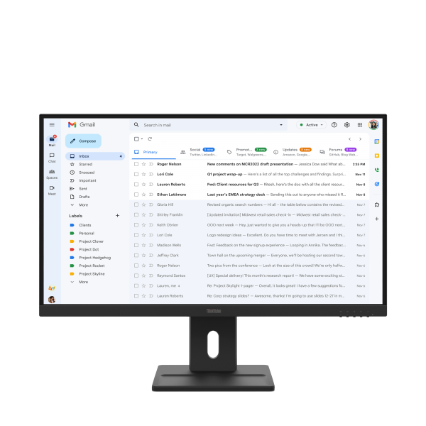 Lenovo ThinkVision E27-40 Monitor (THINKVISION E27-40 27 INCH MONITOR)Lenovo019815754713164BCMAT4UK