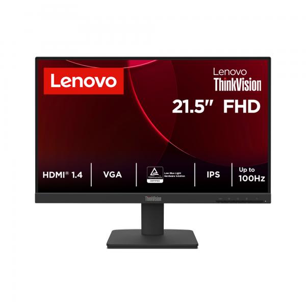 Lenovo ThinkVision S22-4e Monitor (Lenovo ThinkVision S22-4e, Full HD [1920 x 1080], 100Hz, 4ms, 16:9, IPS, WLED Monitor, HDMI, VGA, Tilt Adjustable, 3 Year Warranty)Lenovo019815843953464CBKAT6UK