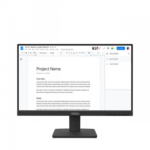 Lenovo ThinkVision S22-4e Monitor (Lenovo ThinkVision S22-4e 21.5 FHD Monitor)Lenovo019815843953464CBKAT6UK