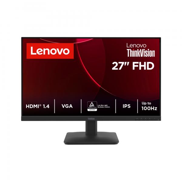 Lenovo ThinkVision S27-4e Monitor (Lenovo ThinkVision S27-4e - Monitor a LED - 27 - 1920 x 1080 Full HD [1080p] @ 100 Hz - IPS - 300 cd/m - 1500:1 - 4 ms - HDMI, VGA - nero corvino)Lenovo019815747225964BEKAT1EU