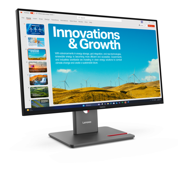 Lenovo ThinkVision P24QD-40 Monitor (TV P24QD-40 23.8IN 16:9 4MS - WLED 2560X1440 1500:1 HDMI/USB)Lenovo64B1GAT1UK