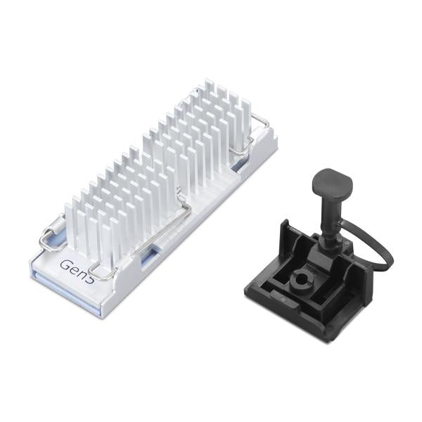 Lenovo 4XH1U02647 sistema di raffreddamento per computer M.2 NVMe SSD Dissipatore di calore/Radiatore Acciaio inox (Computer Cooling System M.2 - Nvme Ssd Heatsink/Radiator - Stainless Steel - Warranty: 12M)Lenovo4XH1U02647