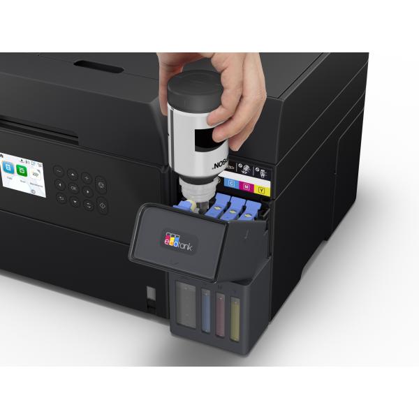 Epson EcoTank ET-3950 Ad inchiostro A4 4800 x 1200 DPI 35 ppm Wi-Fi (Epson EcoTank ET-3950 - Multifunction printer - colour - ink-jet - ITS - A4 [210 x 297 mm] [original] - A4/Letter [media] - up to 18 ppm [printing] - 250 sheets - USB, LAN, Wi-Fi[ac...