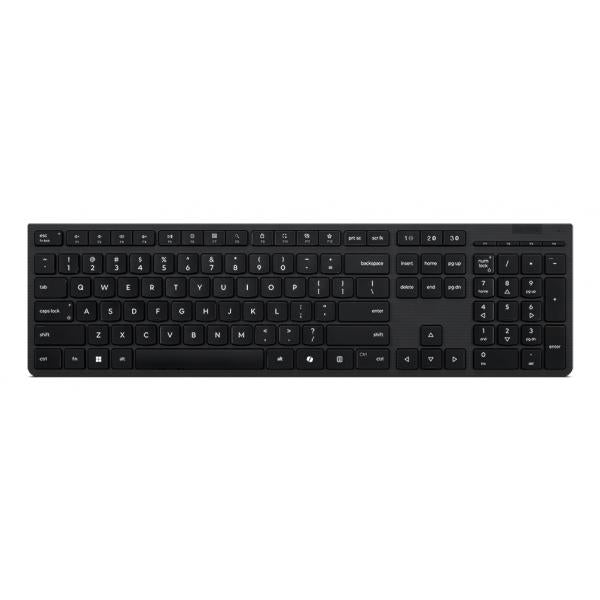 Lenovo 4Y41R64540 tastiera Casa/ufficio RF senza fili + Bluetooth Inglese US Nero (Keyboard Home/Office Rf - Wireless + Bluetooth Us - English Black - Warranty: 12M)Lenovo01958921137444Y41R64540
