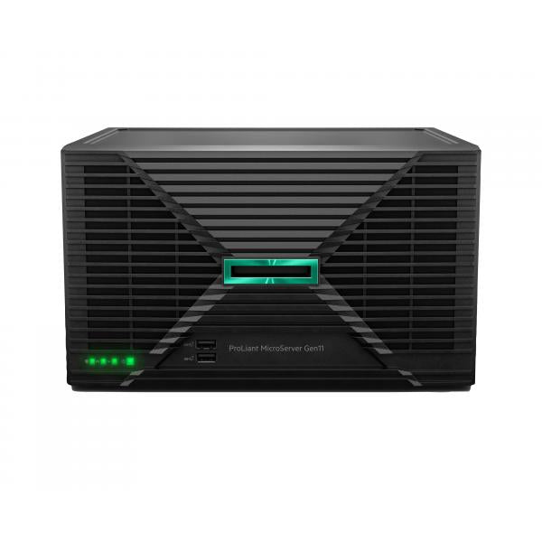 HPE ProLiant MicroServer Gen11 6325P 3.5GHz 4c 1P 1x32GB-U 4LFF-NHP 2x4TB HDD 1x180W PS EU Server (PROLIANT MICROSERVER GEN11 6325 - 3.5GHZ 4C 1P 1X32GB-U 4LFF-NHP 2)HpeP87455-425
