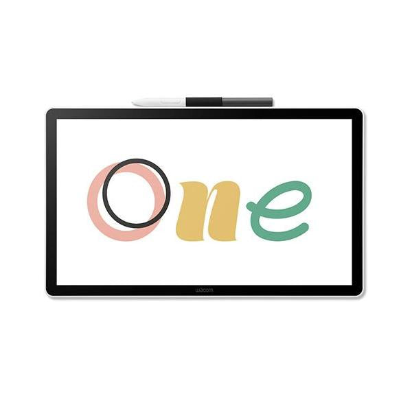 Wacom One 14 tavoletta grafica Nero, Bianco 2540 lpi [linee per pollice] 309 x 174 mm USB (Wacom One pen display 14.0 DTC141W0)WacomDTC141W0