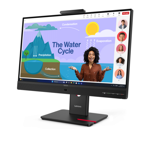 Lenovo ThinkVision T24D-4v Monitor (Lenovo ThinkVision T24D-4v - Monitor a LED - 1920 x 1080 Full HD [1080p] @ 120 Hz - IPS - 250 cd/m - 1500:1 - 4 ms - HDMI, 2xDisplayPort, 2xUSB-C - altoparlanti - nero eclisse)Lenovo019815745948964B7UAT1EU