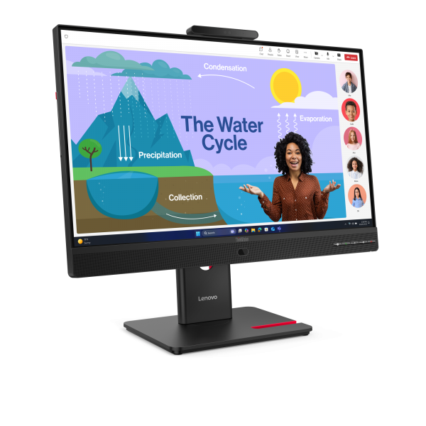 Lenovo ThinkVision T24D-4v Monitor (Lenovo ThinkVision T24D-4v - Monitor a LED - 1920 x 1080 Full HD [1080p] @ 120 Hz - IPS - 250 cd/m - 1500:1 - 4 ms - HDMI, 2xDisplayPort, 2xUSB-C - altoparlanti - nero eclisse)Lenovo019815745948964B7UAT1EU