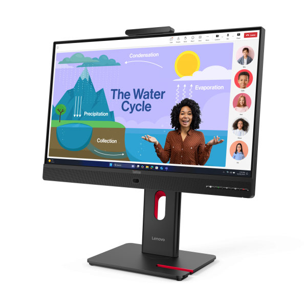 Lenovo ThinkVision T24D-4v Monitor (Lenovo ThinkVision T24D-4v - Monitor a LED - 1920 x 1080 Full HD [1080p] @ 120 Hz - IPS - 250 cd/m - 1500:1 - 4 ms - HDMI, 2xDisplayPort, 2xUSB-C - altoparlanti - nero eclisse)Lenovo019815745948964B7UAT1EU