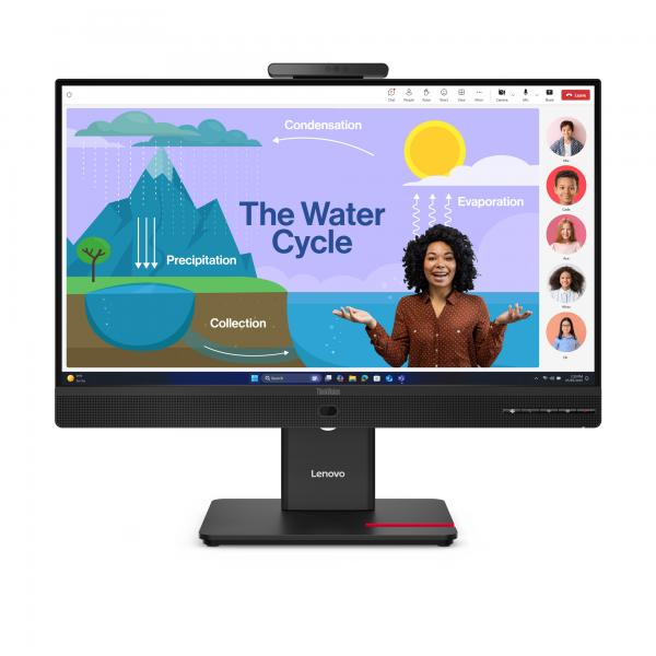 Lenovo ThinkVision T24D-4v Monitor (Lenovo ThinkVision T24D-4v - Monitor a LED - 1920 x 1080 Full HD [1080p] @ 120 Hz - IPS - 250 cd/m - 1500:1 - 4 ms - HDMI, 2xDisplayPort, 2xUSB-C - altoparlanti - nero eclisse)Lenovo019815745948964B7UAT1EU