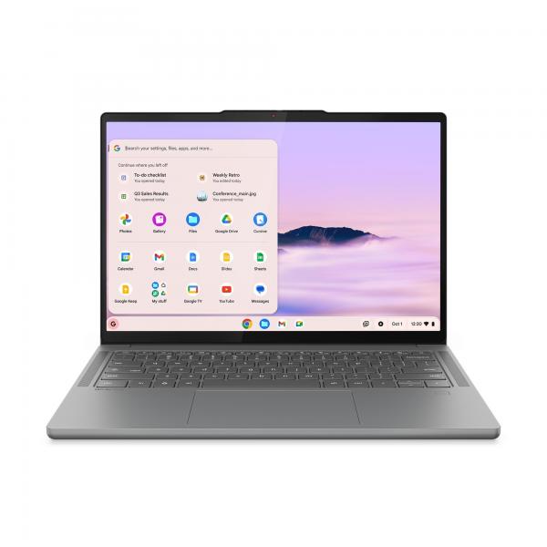 Lenovo Chrome 14M9610 Copilot+ PC MediaTek Kompanio Kompanio Ultra 910 Chromebook 35,6 cm [14] Touch screen WUXGA 16 GB LPDDR5x-SDRAM 256 GB UFS Wi-Fi 7 [802.11be] ChromeOS Inglese Grigio (CHROMEBOOK PLUS MEDIATEK - ULTRA-910 14IN 16GB 256GB CHROME) ...