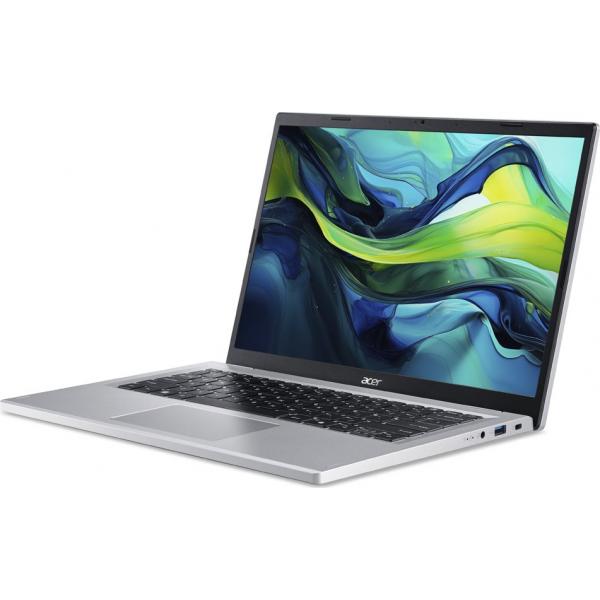 Acer Aspire Go 14 AG14-22P-R76A AMD Ryzen 3 7320U Computer portatile 35,6 cm [14] WUXGA 8 GB LPDDR5-SDRAM 128 GB SSD Wi-Fi 6 [802.11ax] Windows 11 Home in S mode US International Argento (Acer) - Versione UKAcer4711121693410NX.J3NEK.00S