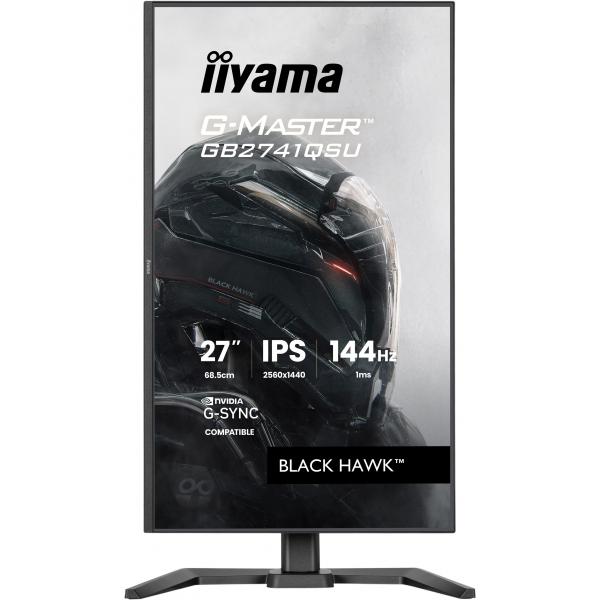 Iiyama G-MASTER GB2741QSU-B1 Monitor PC 68,6 cm [27] 2560 x 1440 Pixel 4K Ultra HD LED Nero (27 G-Master GB2741QSU-B1 Gaming Monitor - 27 Black QHD IPS Gaming Monitor 1x HDMI 144Hz 1ms)Iiyama4948570127450GB2741QSU-B1