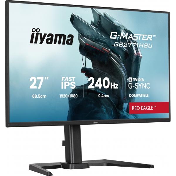 Iiyama G-MASTER GB2771HSU-B1 Monitor PC 68,6 cm [27] 1920 x 1080 Pixel Full HD Nero (iiyama G-MASTER GB2771HSU-B1 computer monitor 68.6 cm [27')Iiyama4948570126439GB2771HSU-B1