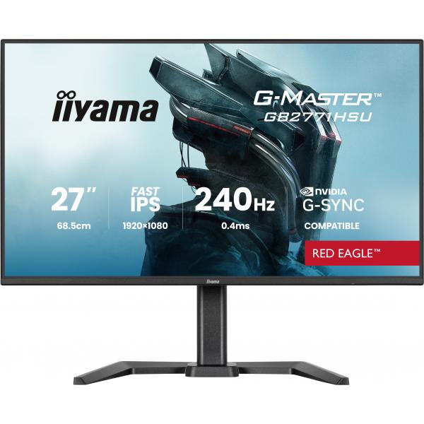 Iiyama G-MASTER GB2771HSU-B1 Monitor PC 68,6 cm [27] 1920 x 1080 Pixel Full HD Nero (iiyama G-MASTER GB2771HSU-B1 computer monitor 68.6 cm [27')Iiyama4948570126439GB2771HSU-B1