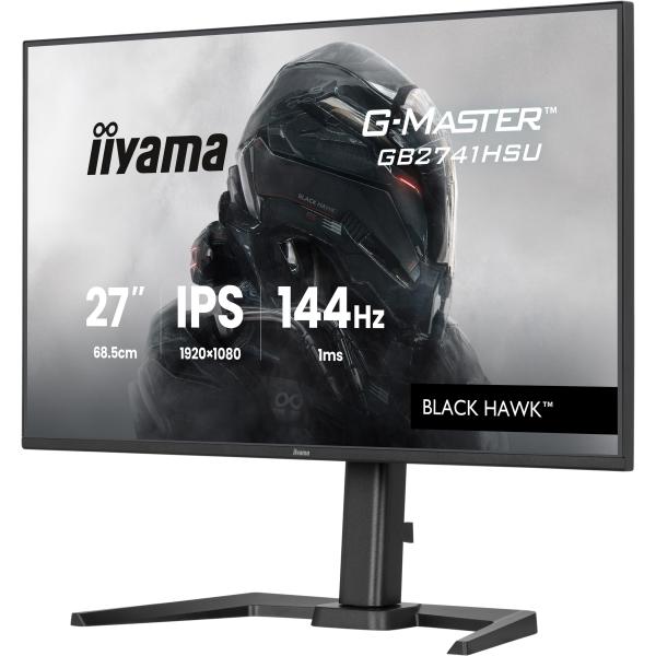 Iiyama G-MASTER GB2741HSU-B1 Monitor PC 68,6 cm [27] 1920 x 1080 Pixel Full HD LED Nero (27 G-Master GB2741HSU-B1 Gaming Monitor - 27 Black IPS Gaming Monitor 1x HDMI 144Hz 1ms)Iiyama4948570126347GB2741HSU-B1