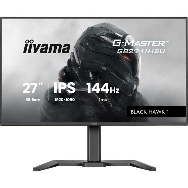 Iiyama G-MASTER GB2741HSU-B1 Monitor PC 68,6 cm [27] 1920 x 1080 Pixel Full HD LED Nero (27 G-Master GB2741HSU-B1 Gaming Monitor - 27 Black IPS Gaming Monitor 1x HDMI 144Hz 1ms)Iiyama4948570126347GB2741HSU-B1