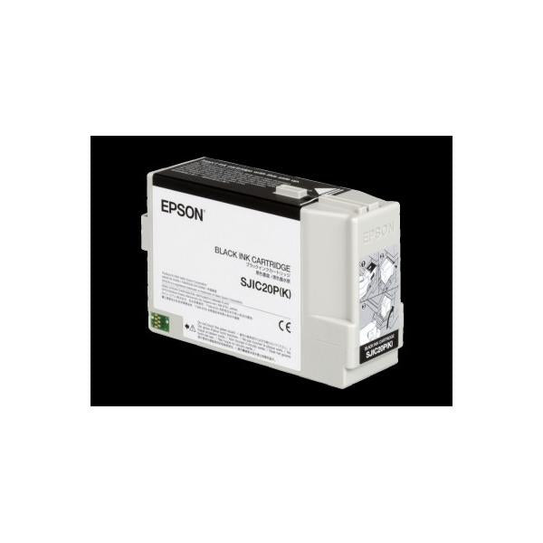 Epson SJIC20P[K] - Ink cartridge for TM-C3400BK [Black] (SJIC20P[K] BLACK INK CARTRIDGE - OR TM-C3400BK)EpsonC33S020490