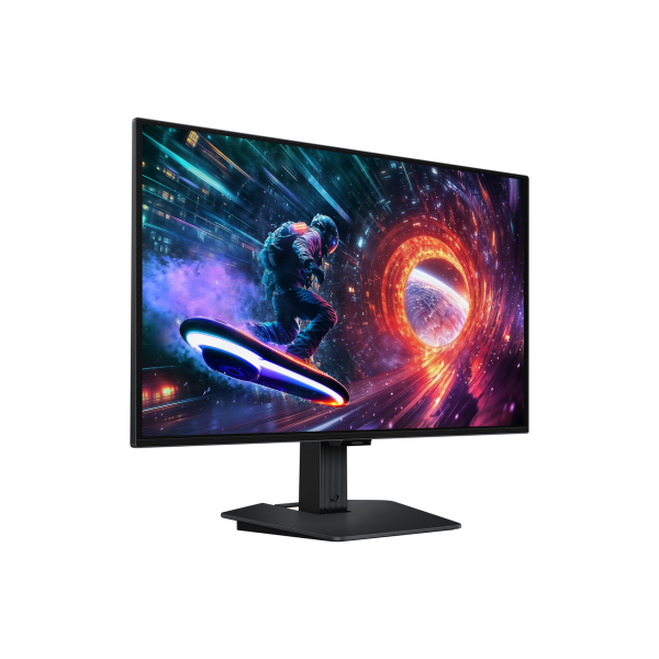 Samsung S27FG502SU Monitor PC 68,6 cm [27] 2560 x 1440 Pixel Quad HD OLED Nero (Samsung Odyssey OLED G5 S27FG502SU - G50SF Series - OLED monitor - gaming - 27 - 2560 x 1440 QHD @ 180 Hz - 200 cd/m - 1000000:1 - HDR10 - 0.03 ms - HDMI, DisplayPort - b...