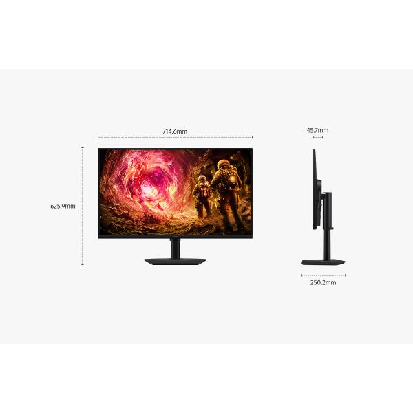 Samsung 32 ODYSSEY G5 G50F QHD 180HZ Monitor PC (Samsung Odyssey G5 S32FG502EU - G50F Series - LED monitor - gaming - 32 - 2560 x 1440 QHD @ 180 Hz - Fast IPS - 300 cd/m - 1000:1 - HDR10 - 1 ms - HDMI, DisplayPort - black)Samsung8806097818038LS32FG50...