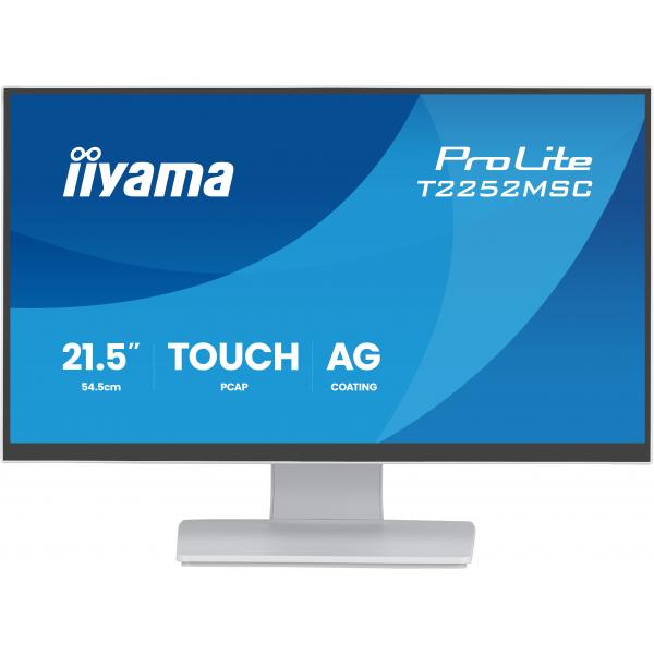 Iiyama ProLite T2252MSC-W2AG Monitor PC 54,6 cm [21.5] 1920 x 1080 Pixel Full HD LCD Touch screen Bianco (iiyama ProLite T2252MSC-W2AG computer monitor 54.5 cm [21.)Iiyama4948570127191T2252MSC-W2AG