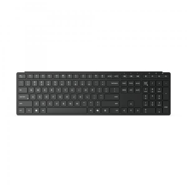 Lenovo 4Y41S04696 tastiera Casa/ufficio RF senza fili + Bluetooth Inglese UK Nero (Lenovo Pro 6000 - Keyboard - multi-mode - wireless - 2.4 GHz, Bluetooth 5.3 - QWERTY - UK - eclipse black - brown box) - Versione UKLenovo01958921259524Y41S04696