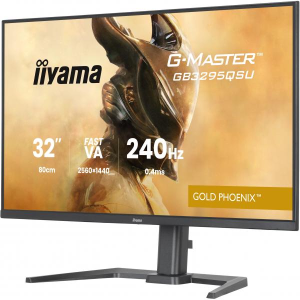 Iiyama G-MASTER GB3295QSU-B1 Monitor PC 80 cm [31.5] 2560 x 1440 Pixel Quad HD LED Nero (G-MASTER GB3295QSU-B1 32IN - 240HZ QHD 2560X1440 GAMING DISPL)Iiyama4948570127122GB3295QSU-B1