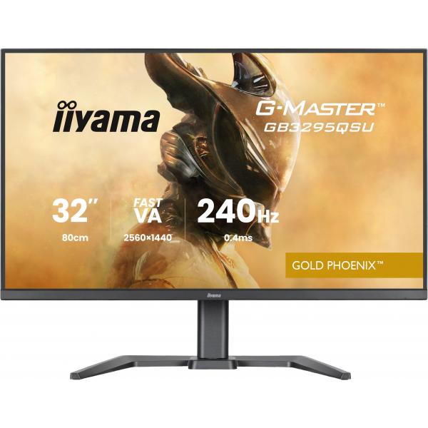 Iiyama G-MASTER GB3295QSU-B1 Monitor PC 80 cm [31.5] 2560 x 1440 Pixel Quad HD LED Nero (G-MASTER GB3295QSU-B1 32IN - 240HZ QHD 2560X1440 GAMING DISPL)Iiyama4948570127122GB3295QSU-B1