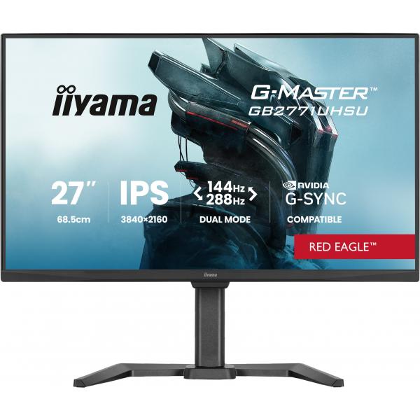 Iiyama G-MASTER GB2771UHSU-B1 Monitor PC 68,6 cm [27] 3840 x 2160 Pixel 4K Ultra HD LED Nero (G-MASTER GB2771UHSU-B1 27IN - 144HZ 4K 3840X2160 GAMING DISPLA)Iiyama4948570127139GB2771UHSU-B1