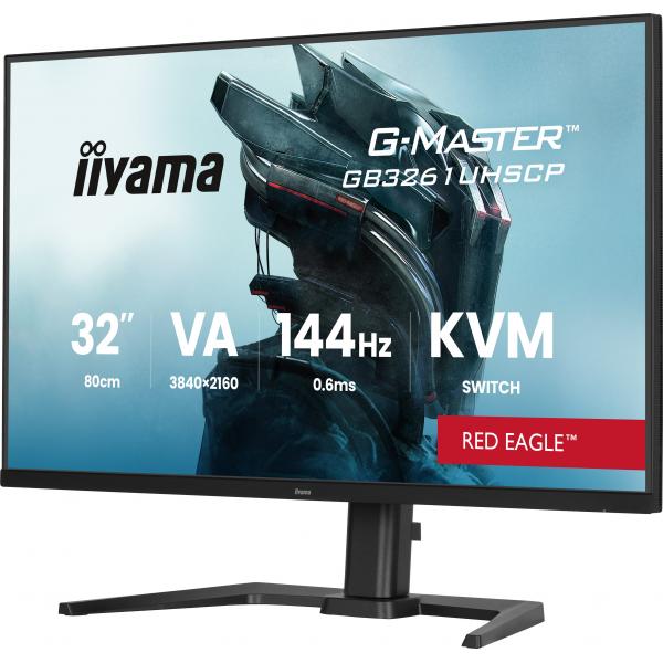 Iiyama G-MASTER GB3261UHSCP-B1 Monitor PC 80 cm [31.5] 3840 x 2160 Pixel 4K Ultra HD LED Nero (G-MASTER GB3261UHSCP-B1 32IN - 144HZ UHD 3840X2160 GAMING DISPL)Iiyama4948570126286GB3261UHSCP-B1