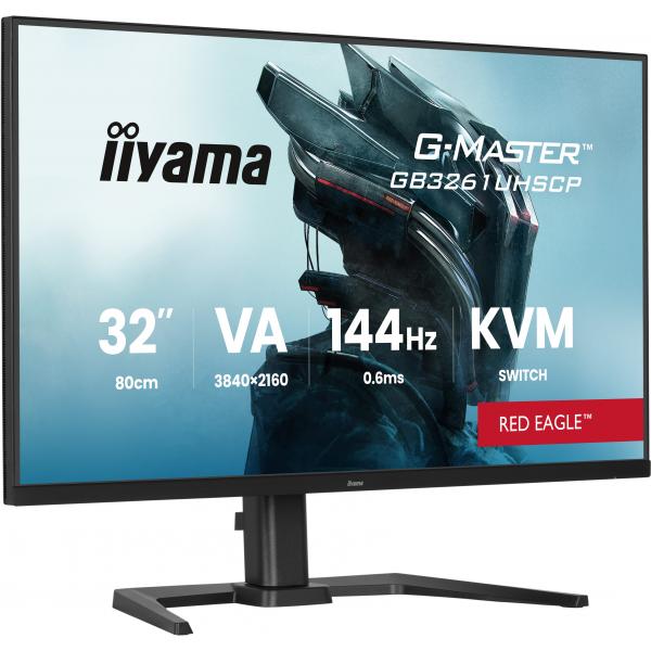 Iiyama G-MASTER GB3261UHSCP-B1 Monitor PC 80 cm [31.5] 3840 x 2160 Pixel 4K Ultra HD LED Nero (G-MASTER GB3261UHSCP-B1 32IN - 144HZ UHD 3840X2160 GAMING DISPL)Iiyama4948570126286GB3261UHSCP-B1