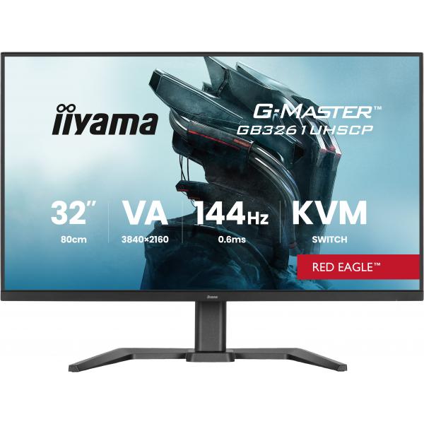 Iiyama G-MASTER GB3261UHSCP-B1 Monitor PC 80 cm [31.5] 3840 x 2160 Pixel 4K Ultra HD LED Nero (G-MASTER GB3261UHSCP-B1 32IN - 144HZ UHD 3840X2160 GAMING DISPL)Iiyama4948570126286GB3261UHSCP-B1