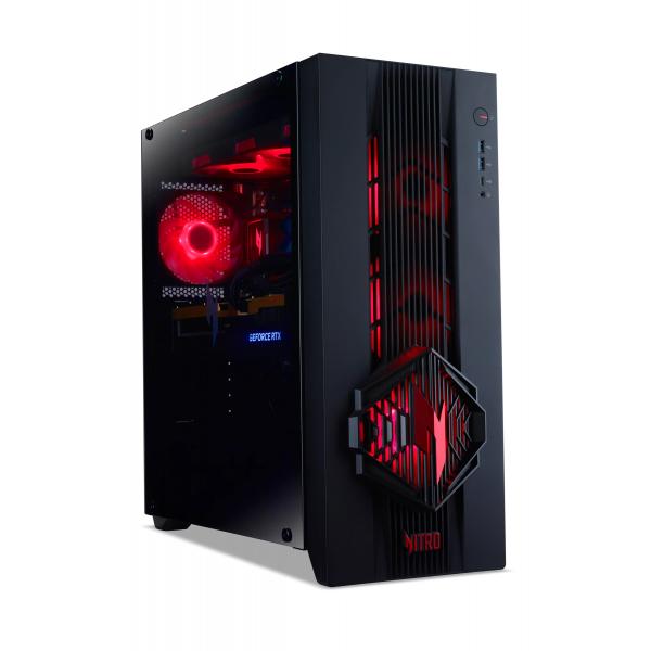 Acer NITRO N70 R7-9800X3D 32GB 2TB 5080 W11 AMD Ryzen 7 DDR5-SDRAM SSD NVIDIA GeForce RTX 5080 Windows 11 Home Desktop PC Nero (Acer Nitro 70 N70X3D-100_B850 Gaming Desktop Computer - AMD Ryzen 7 9800X3D - 32 GB - 2 TB PCI Express 4.0 SSD) - Versione...