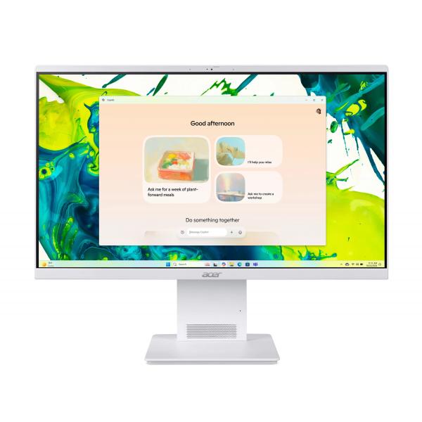Acer Aspire S24-B U5 226V 16GB 512GB SSD WHITE Intel Core Ultra 5 60,5 cm [23.8] 2560 x 1440 Pixel LPDDR5x-SDRAM Windows 11 Home Bianco (Acer Aspire S24B-GLNL All-in-One Computer - Intel Core Ultra 5 2nd Gen 226V - 16 GB - 512 GB PCI Express 4.0 SSD ...