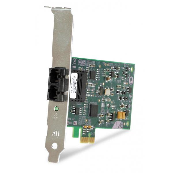 Allied Telesis 100FX Desktop PCI-e Fiber Network Adapter Card w/PCI Express, Federal & Government 100 Mbit/s (100FX/ST PCIE ADAPTER CARD PXE - UEFI)Allied TelesisAT-2711FX/ST-901